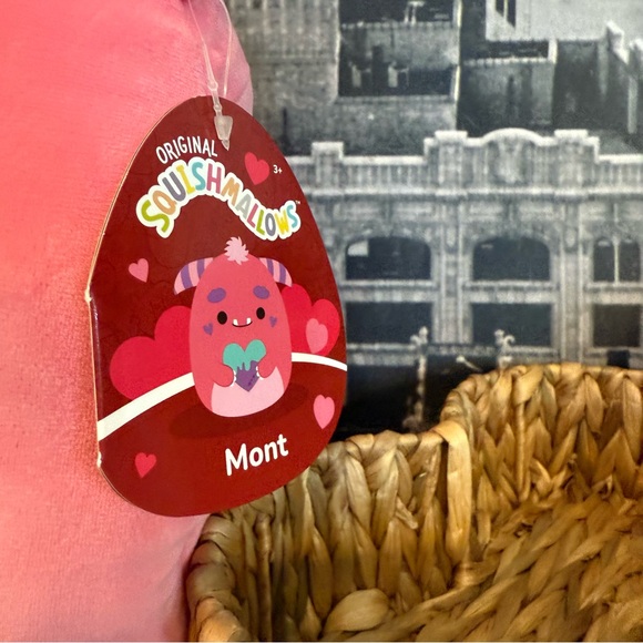 NWT Squishmallows Mont Valentine Plush 12 Inch - Picture 3 of 7